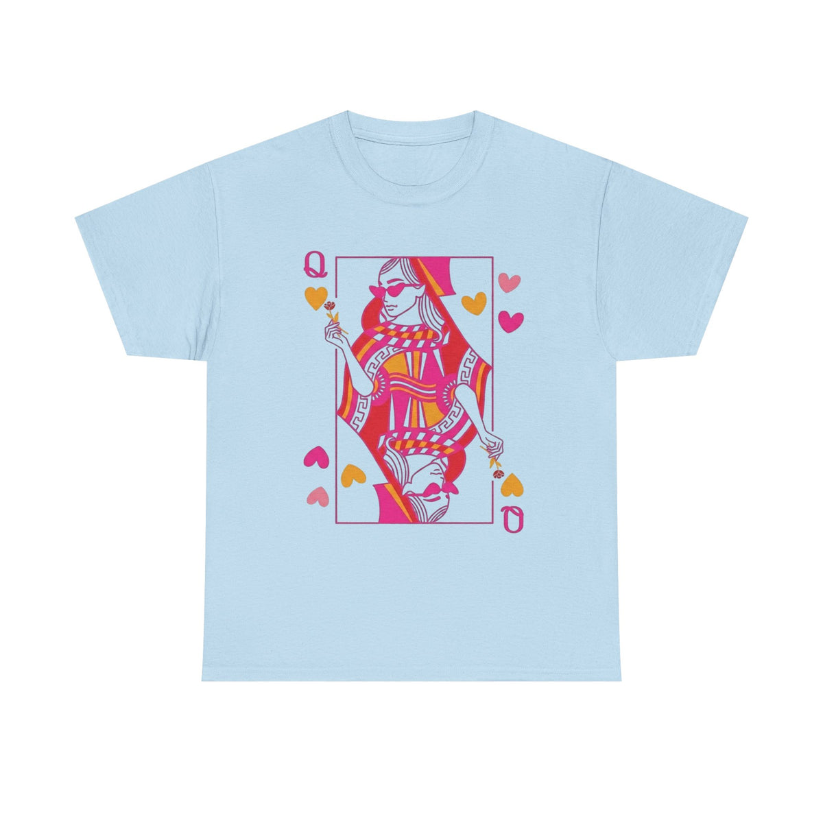 Queen Shirt, Hearts T Shirt, Playing Card Shirt, Valentines Day, Playing Cards Top, Hearts TShirt, Cute Valentine Top, Heart Queen T-Shirt