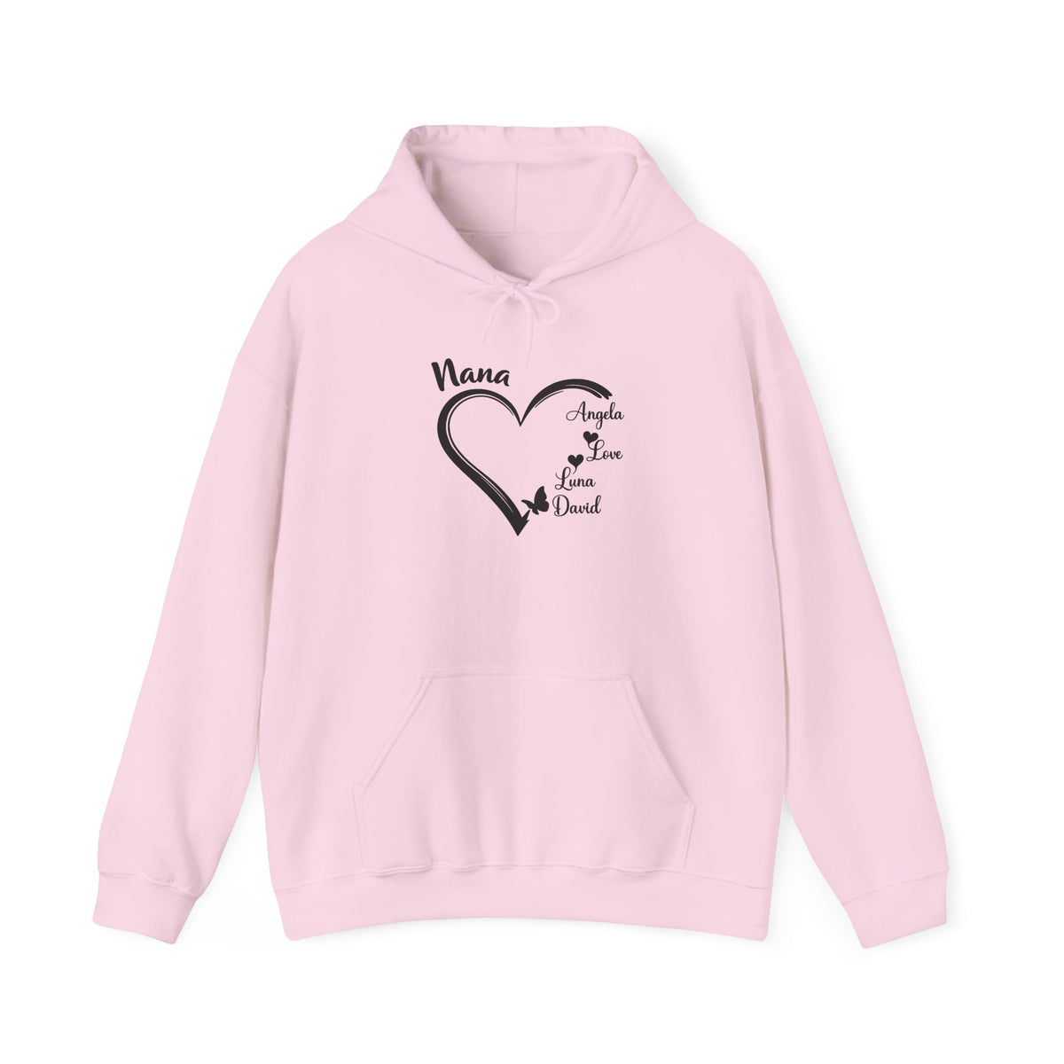 Personalized Grandma Hoodie, Gift For Grandma, Mother's Day Hoodie, Grandma Heart Hoodie, Nana Hoodie, Grandkids Name Hoodie, Mimi Heart