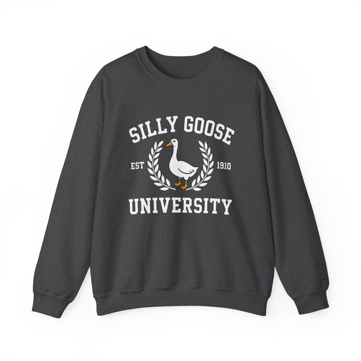 Silly Goose University Crewneck Sweatshirt,Unisex Silly Goose University Shirt,Funny Men's Sweatshirt,Funny Gift for Guys,Funny Goose Tshirt