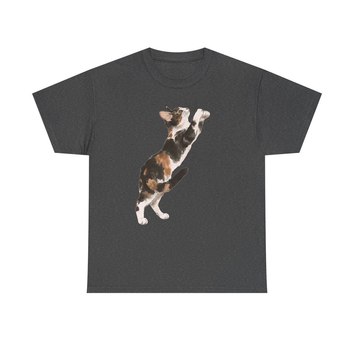 Cat Tshirt | Cute Calico Shirt, Watercolor Aesthetic Tee, Gift for Cat Mama, Minimalistic Pet Lover Shirt