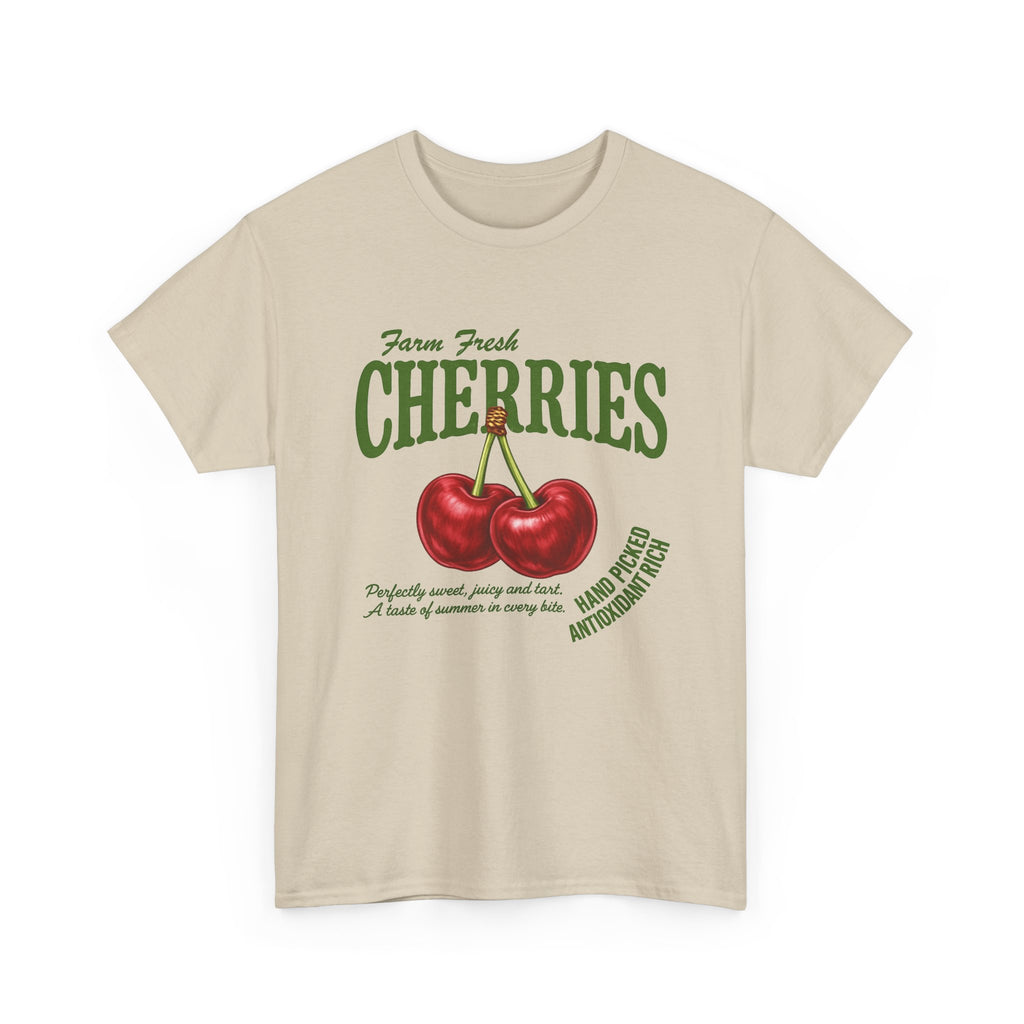 Vintage Cherry Shirt, Fruit TShirt, Cherry Tee, Foodie, Summer Shirt, Food lover gift,  Retro Cherry Shirt, Cherry Lover Gift, Cherries Tee