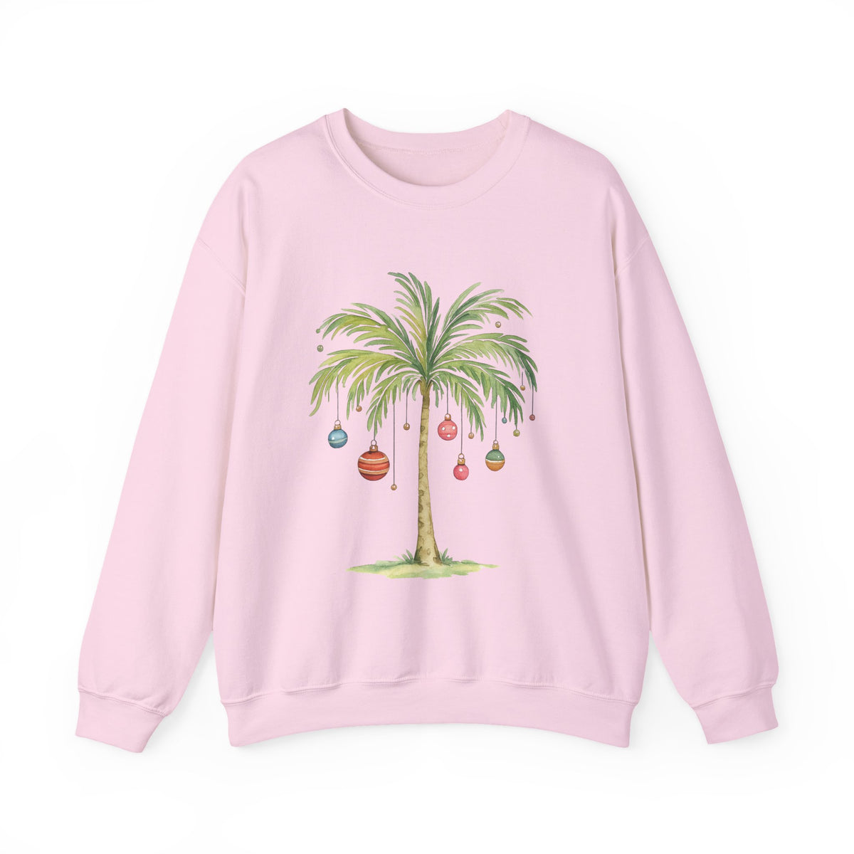 Christmas Palm Tree Sweatshirt, Tropical Palm Christmas Tree, Christmas Beach Sweatshirt, Xmas, Hawaiian Christmas Sweater, Aloha Sweatshirt