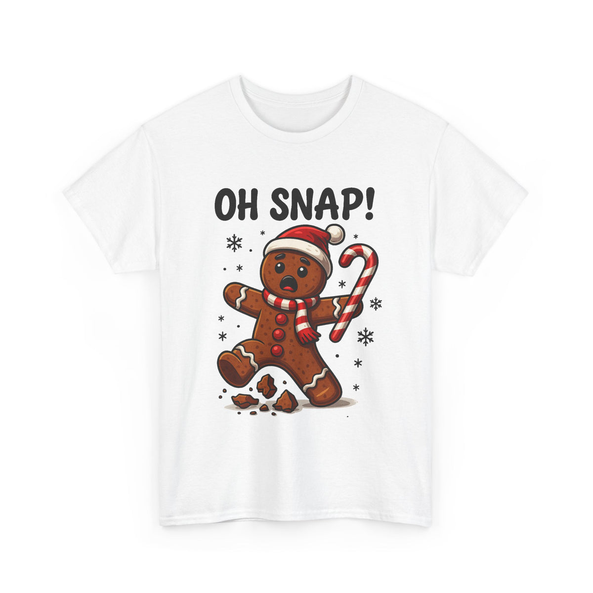 Oh Snap! Christmas Gingerbread Sweatshirt, Christmas Cookie Shirt, Christmas Santa Hat Shirt, Funny Christmas Gift