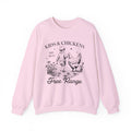 Retro Kids And Chickens Are Best Free Range Sweatshirt, Home Sweet Homestead T-shirt, Farm Chicken Shirt, Boho Farmer Gift, Trendy Woman Tee