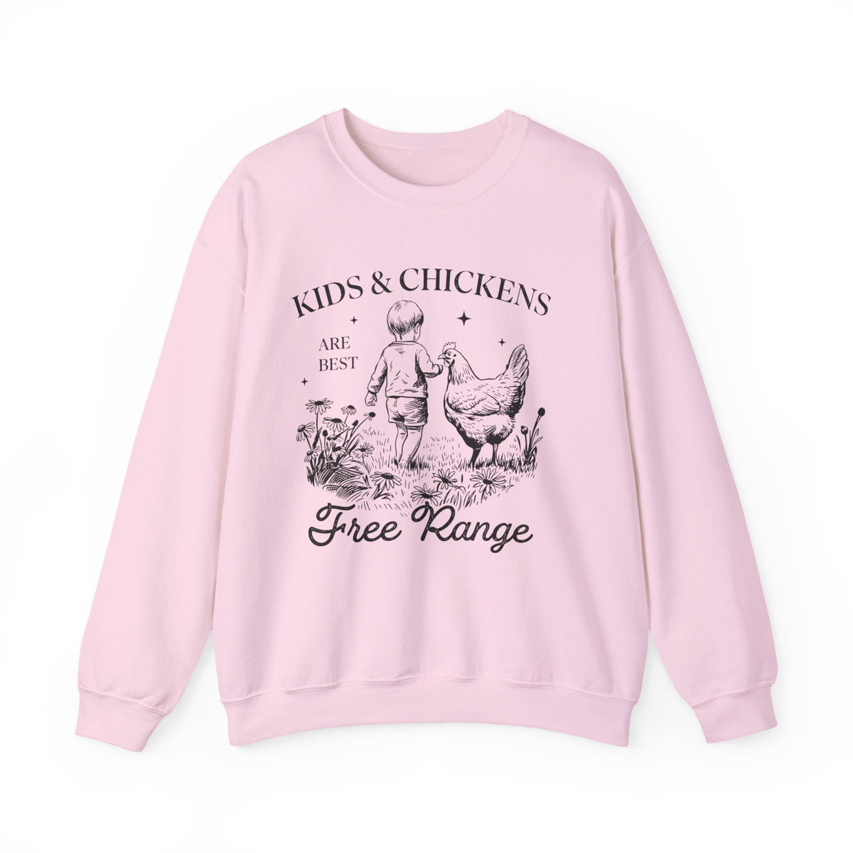 Retro Kids And Chickens Are Best Free Range Sweatshirt, Home Sweet Homestead T-shirt, Farm Chicken Shirt, Boho Farmer Gift, Trendy Woman Tee