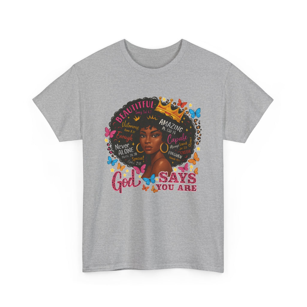 God says you are png sublimation, black women png, Christian png, afro women png,Black History Month Png,African American Png,Juneteenth Png