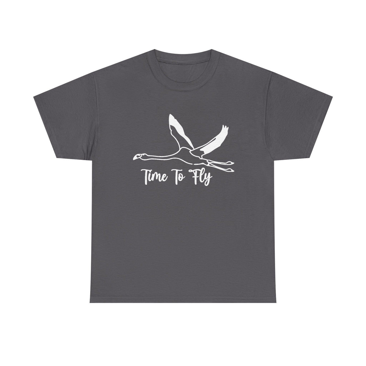 Time To Fly Flamingo Shirt: Pilot Gift, Airplane Tee