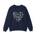 Sharks Heart Sweatshirt, Protect The Sharks Sweatshirt, Types Of Shark Hoodie, Save The Ocean Sweatshirt, Respect The Locals  Sweatshirt