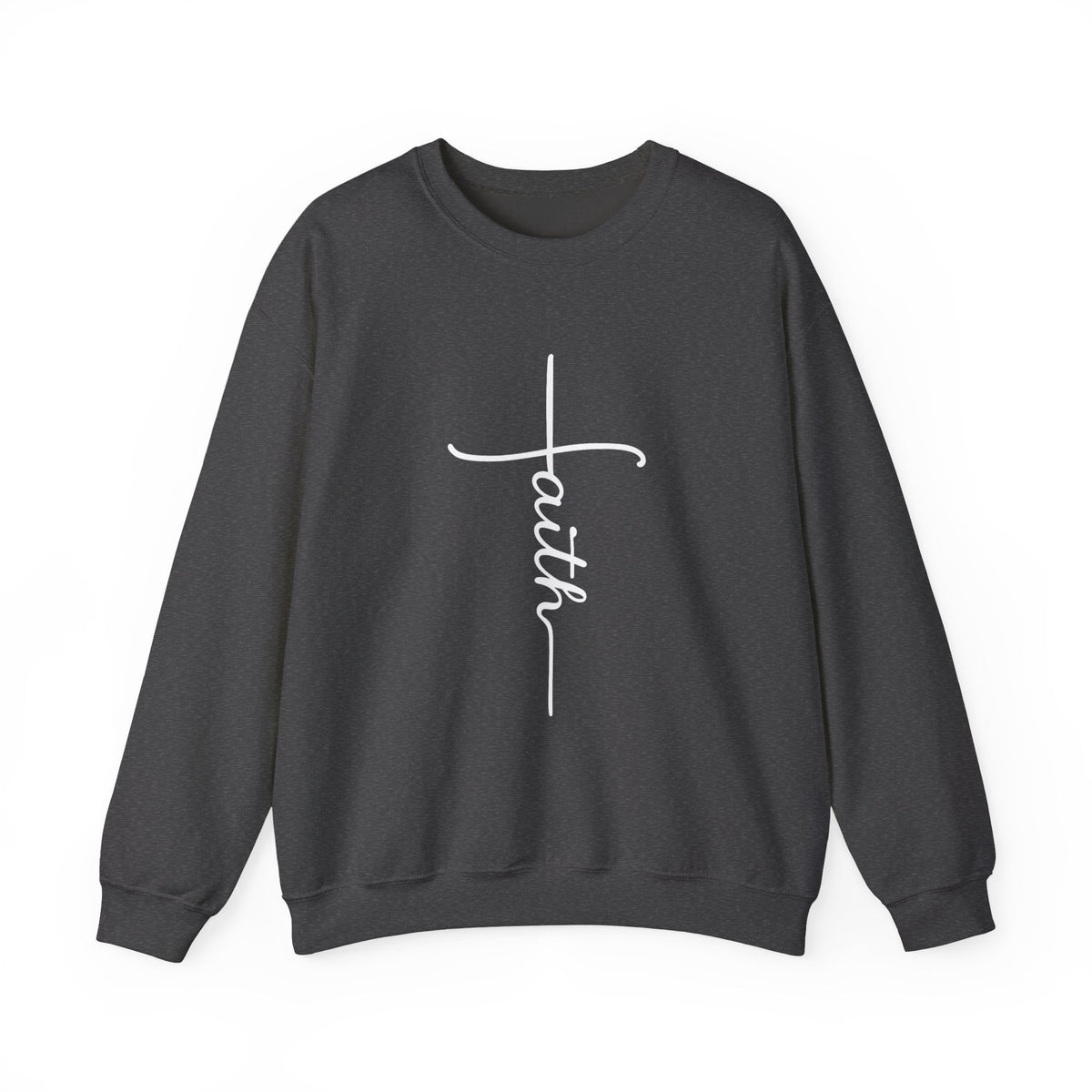 Faith Sweatshirt, Faith Cross Shirt, Christian Gift, Faith Gift, Christian Shirt, Love and Grace Shirt, Believe Shirt,Vertical Cross