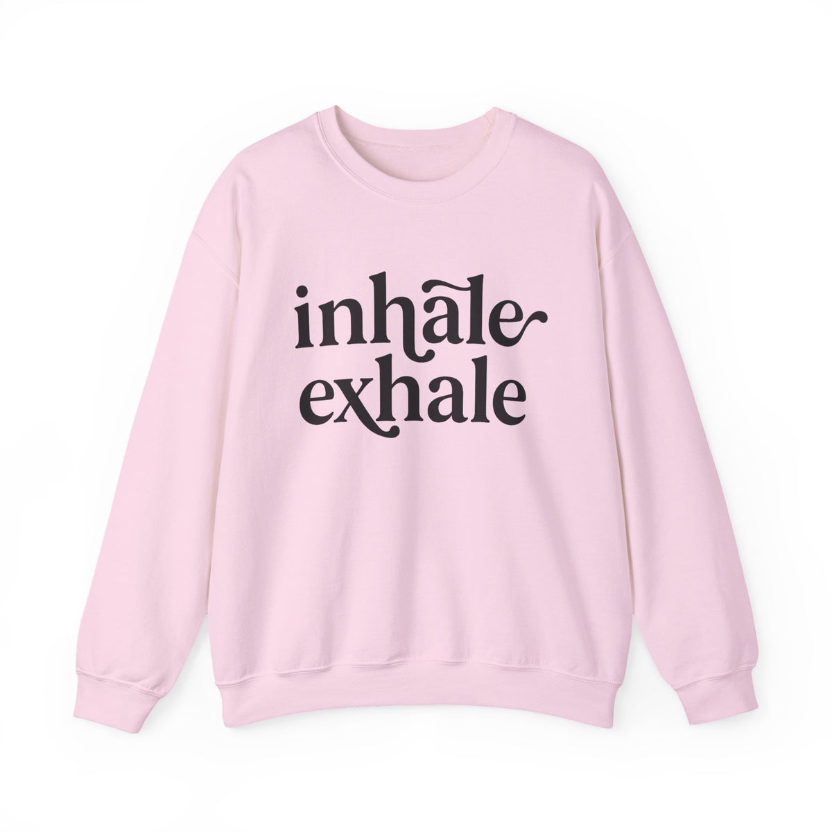 Inhale & Exhale Sweatshirt, Yoga Shirt For Women, Girls Meditation Shirt, Yogi Shirt, Yoga Gifts For Her, Trendy Yoga Teacher Gift