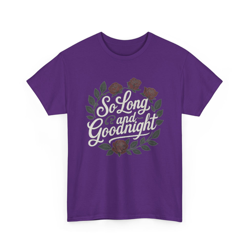 My Chemical Romance So Long And Goodnight Tshirt For Elder Emo MCR Three Cheers For Sweet Revenge Tee 2000 Classic Hot Topic Goth Emo Shirt
