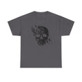 Floral Skull Comfort Colors Shirt: Boho Halloween Tee