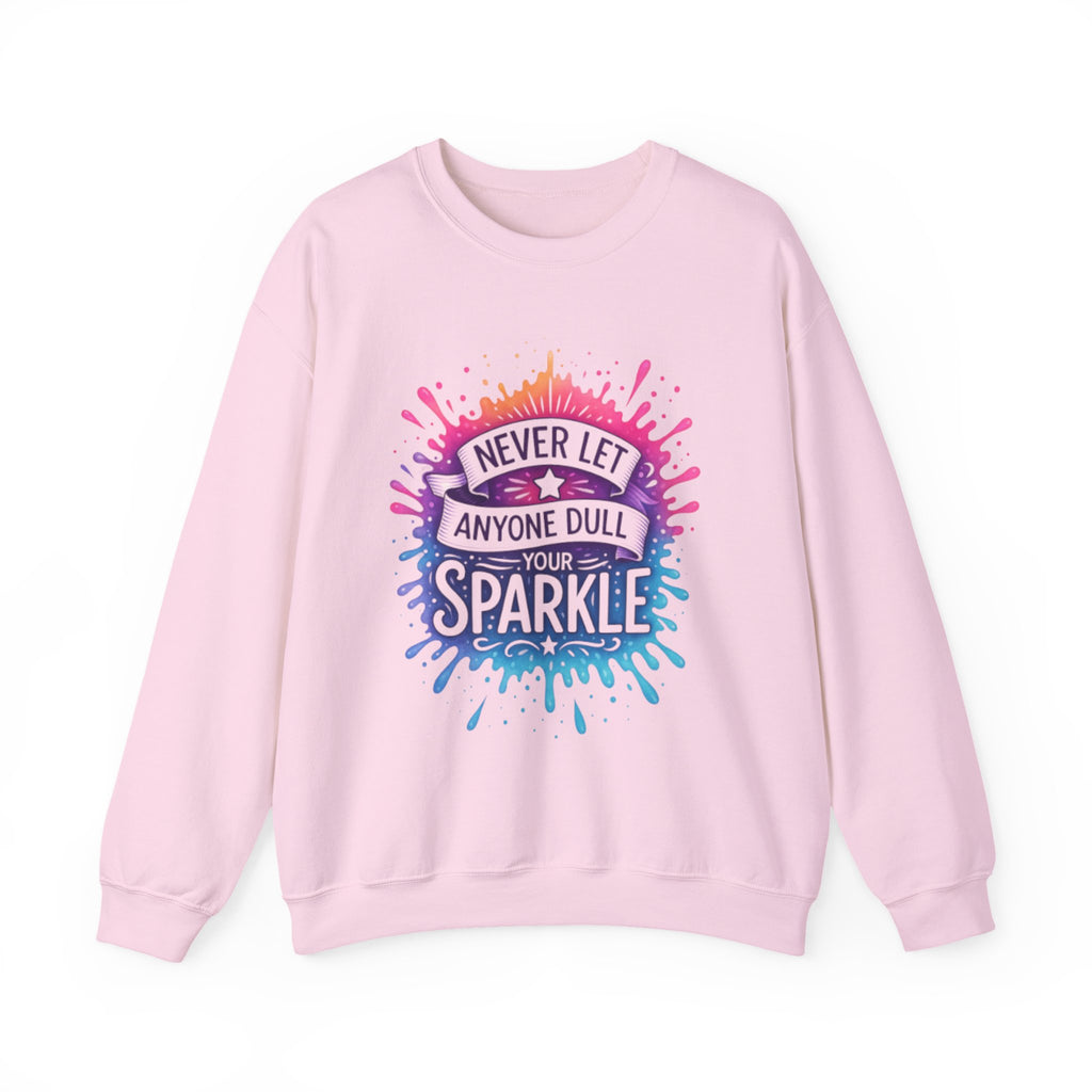 Never Let Anyone Dull Your Sparkle Svg, Inspirational Sublimation Design, T-Shirt Svg, Sweatshirt Design, Colorful Svg, Digital Download Png