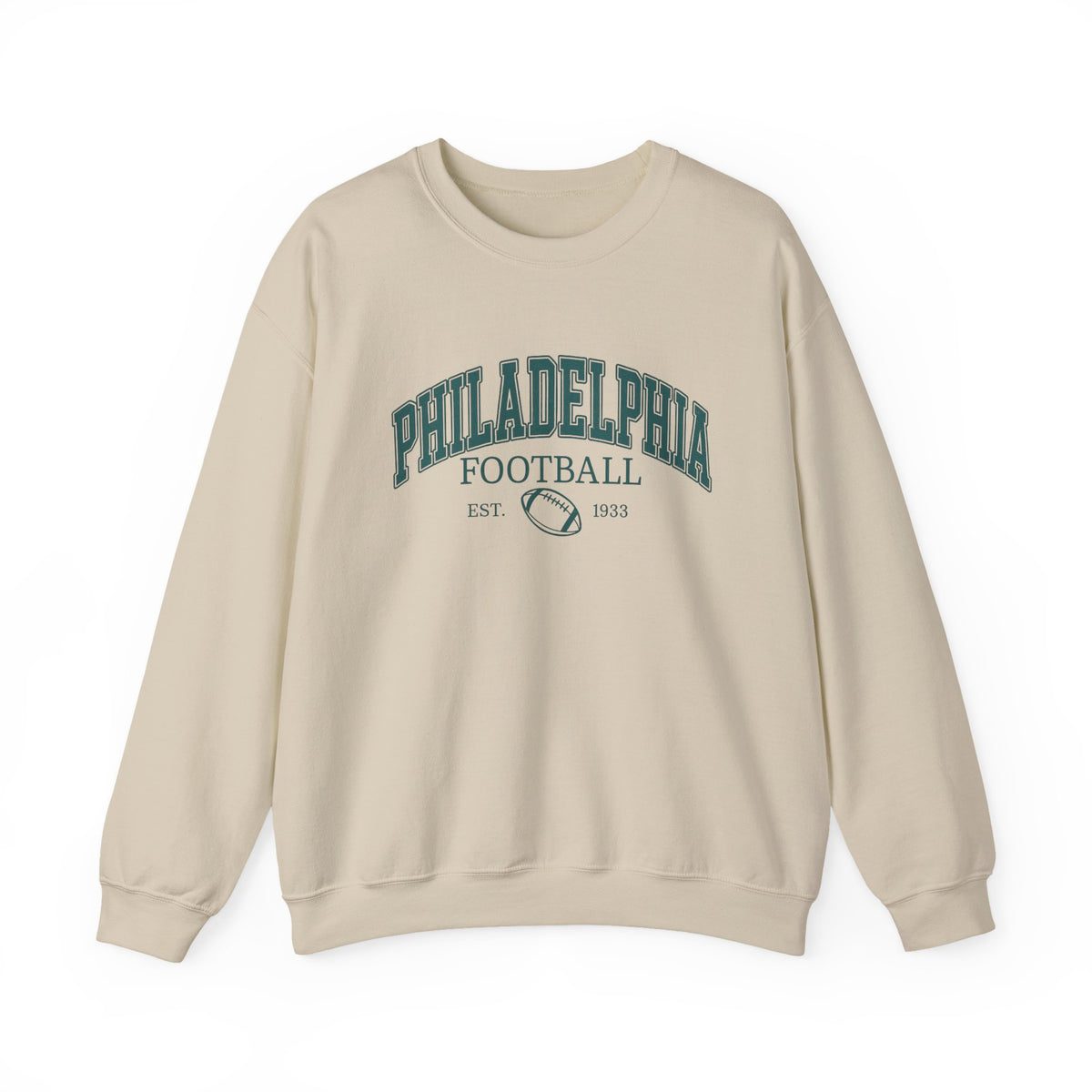 Philadelphia Football Sweatshirt: Retro Style Cotton Blend