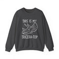 Triceratops Sweatshirt: Jurassic Dinosaur Skull Print Jumper
