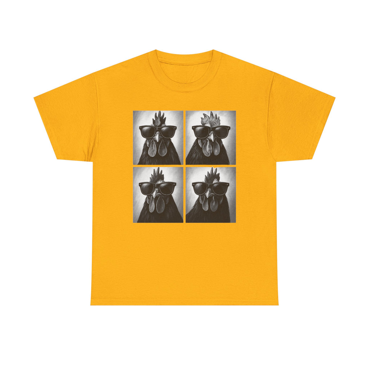 Comfort Colors® Photobooth Chicken Shirt, Funny Rooster Shirt, Funny Chicken Shirt, Chicken With Sunglasses, Farm Animal, Women Chicken Tees