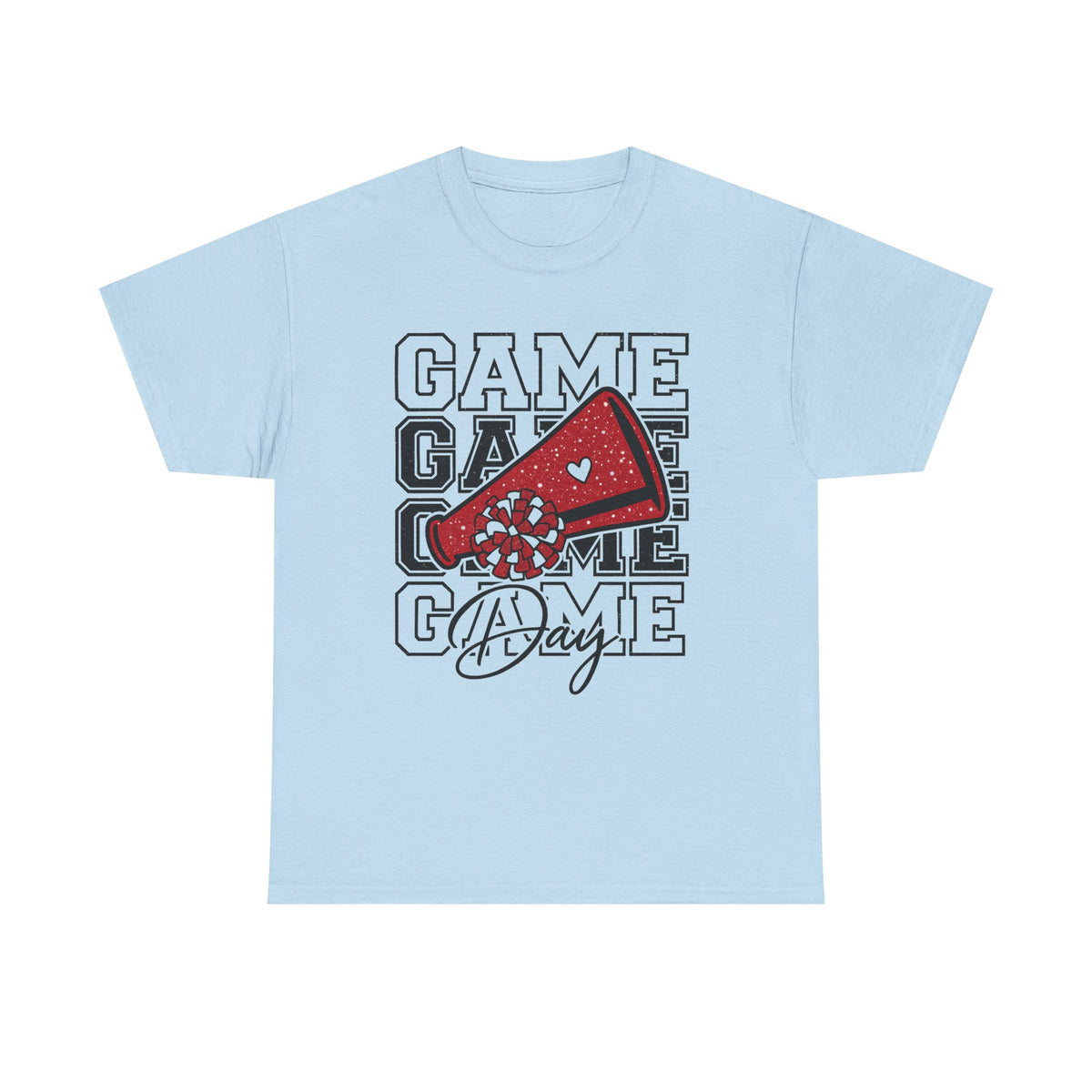 Game Day Png, Game Day Team Png, Cheer Png, Pom Pom Png, Megaphone Png, Game Day Mom Png Sublimation, Retro Glitter Game Day Shirt Design