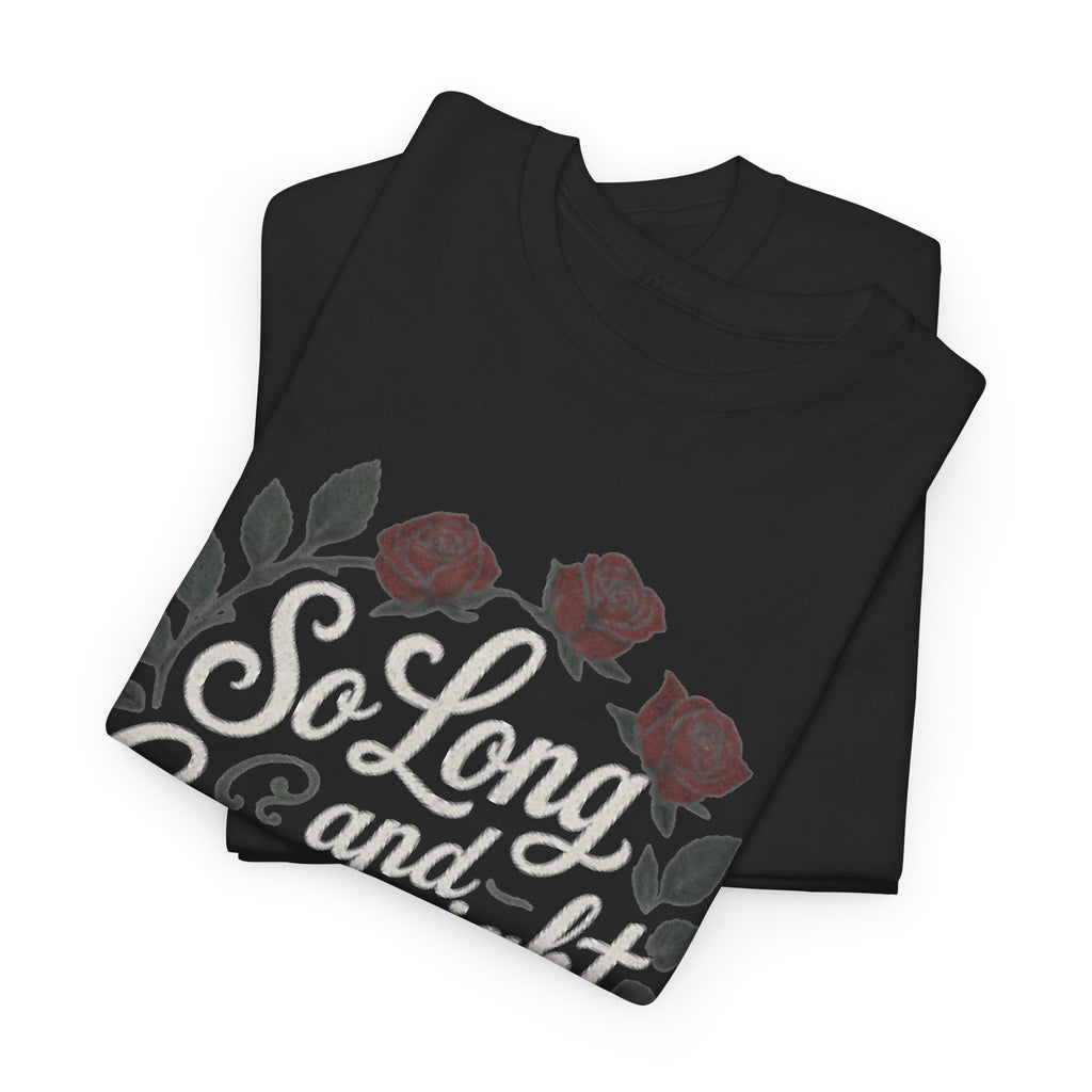 My Chemical Romance So Long And Goodnight Tshirt For Elder Emo MCR Three Cheers For Sweet Revenge Tee 2000 Classic Hot Topic Goth Emo Shirt