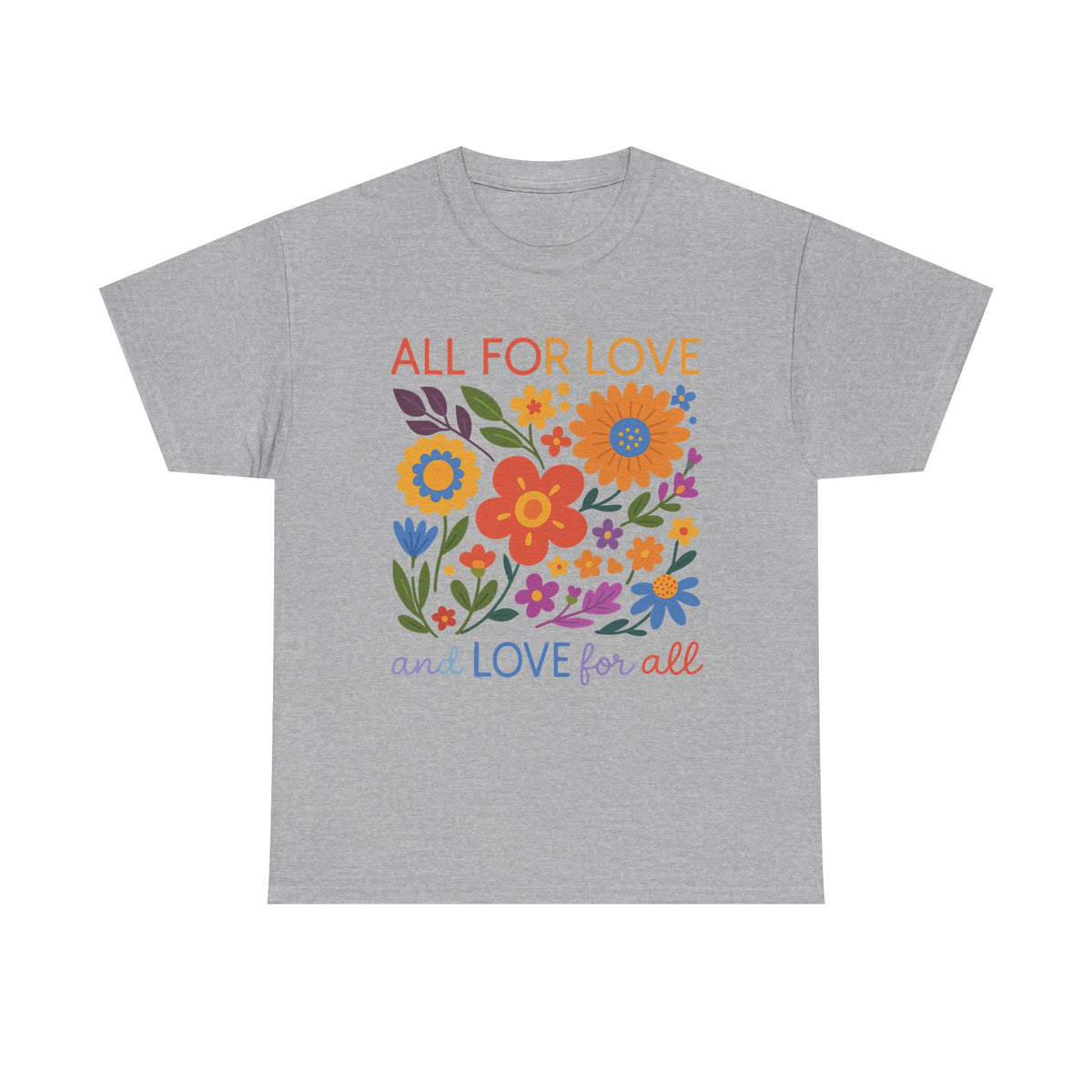 All For Love Love For All Shirt, LGBTQ Shirt, Pride Shirt, LGBTQ Pride Shirt, Pride Love Shirt, LGBTQ Pride Shirt, Gift For Pride