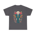 Elephant Flower Shirt, Bohemian Floral Elephant T-shirt, Spirit Animal Tee, Colorful Boho Hippie Style Animal lovers gift for her, Yoga Tops