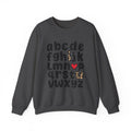 ABC I Love You Shirt, Teacher Sweatshirt, Valentine's  shirt, Alphabet Sweatshirt, Valentines Day Shirt,First Day of School Shirt,Valentines