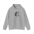 Horse Silhouette Hoodie: Equestrian Gift