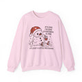 Funny Christmas Mental Health Sweatshirt, Its Fine Snowman Meltdown Shirt, Vintage Holiday Party Crewneck Sweater, Winter Sarcastic Shirt