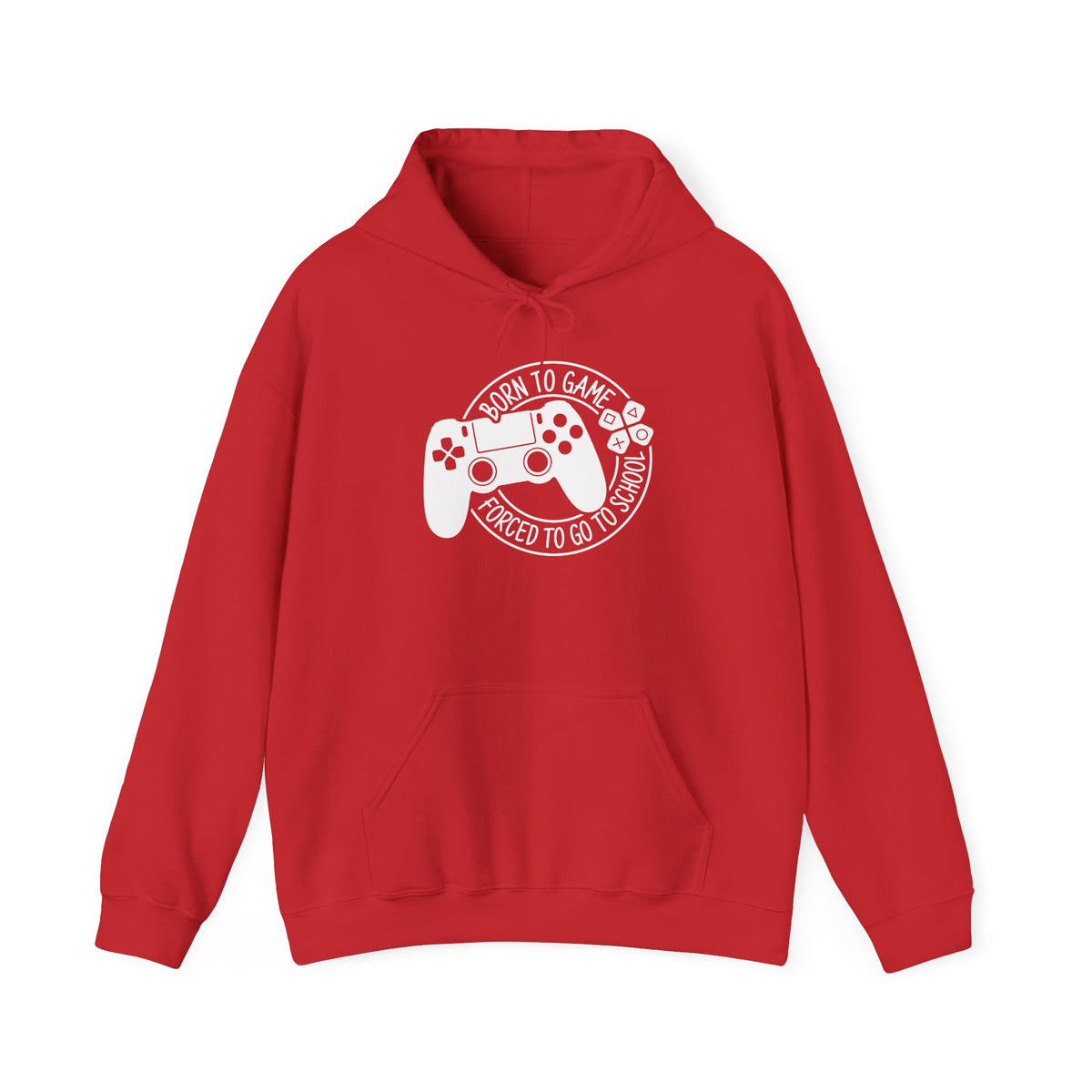 Funny Gamer Hoodie, Born to Game, School Sweatshirt