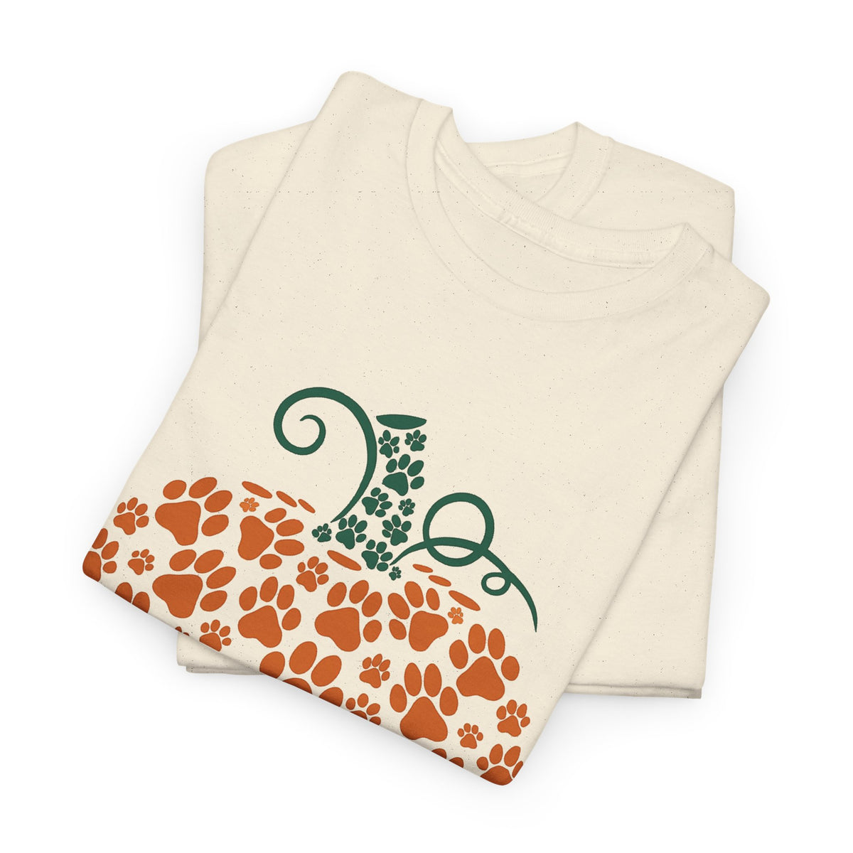Pumpkin Dog Paw Print PNG: Fall Decor Clipart