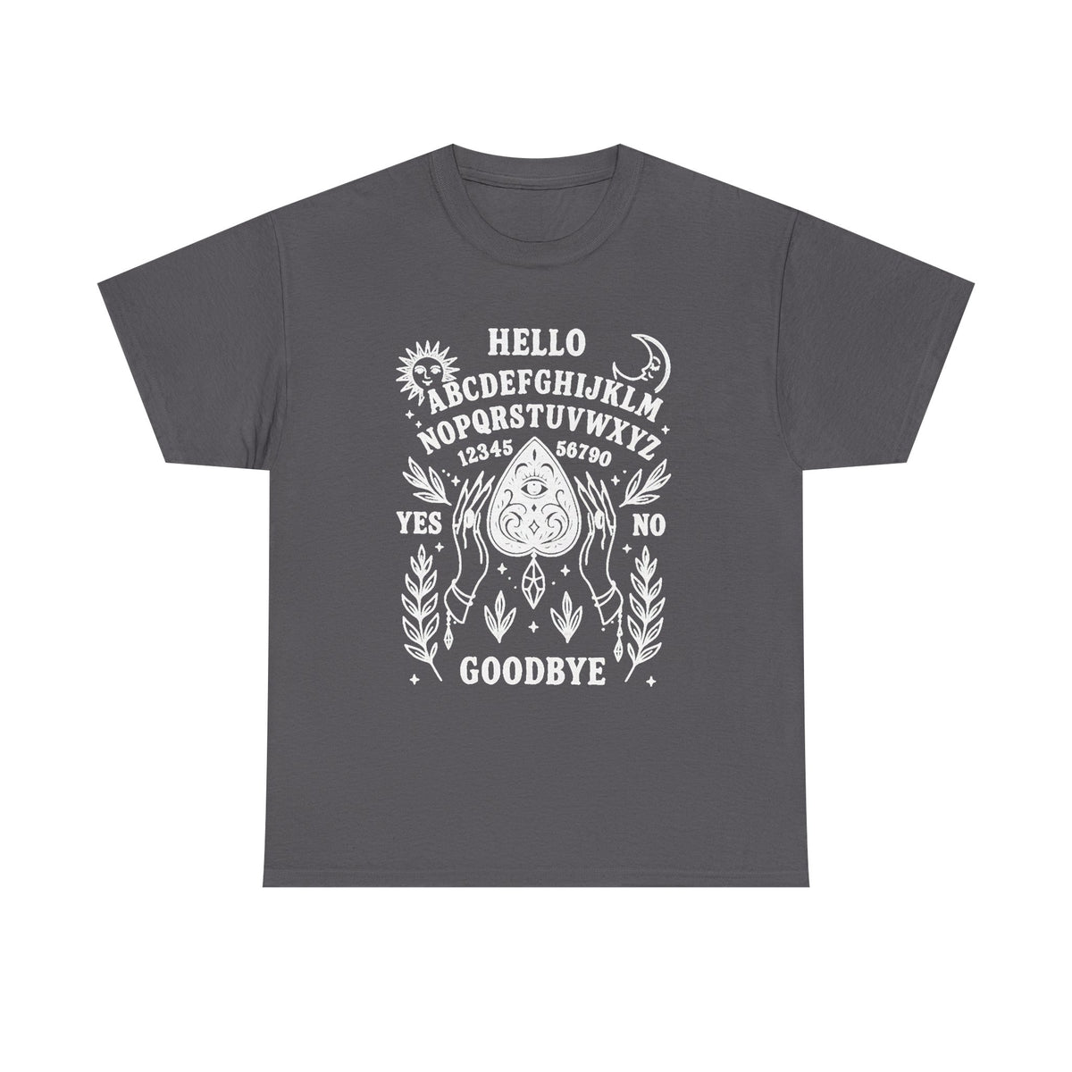 Mystic Ouija Board Shirt, Witchy Aesthetic T-Shirt, Occult Spiritual Graphic Tee, Gothic Witch Gift, Celestial Magic Top, Witchcraft Apparel