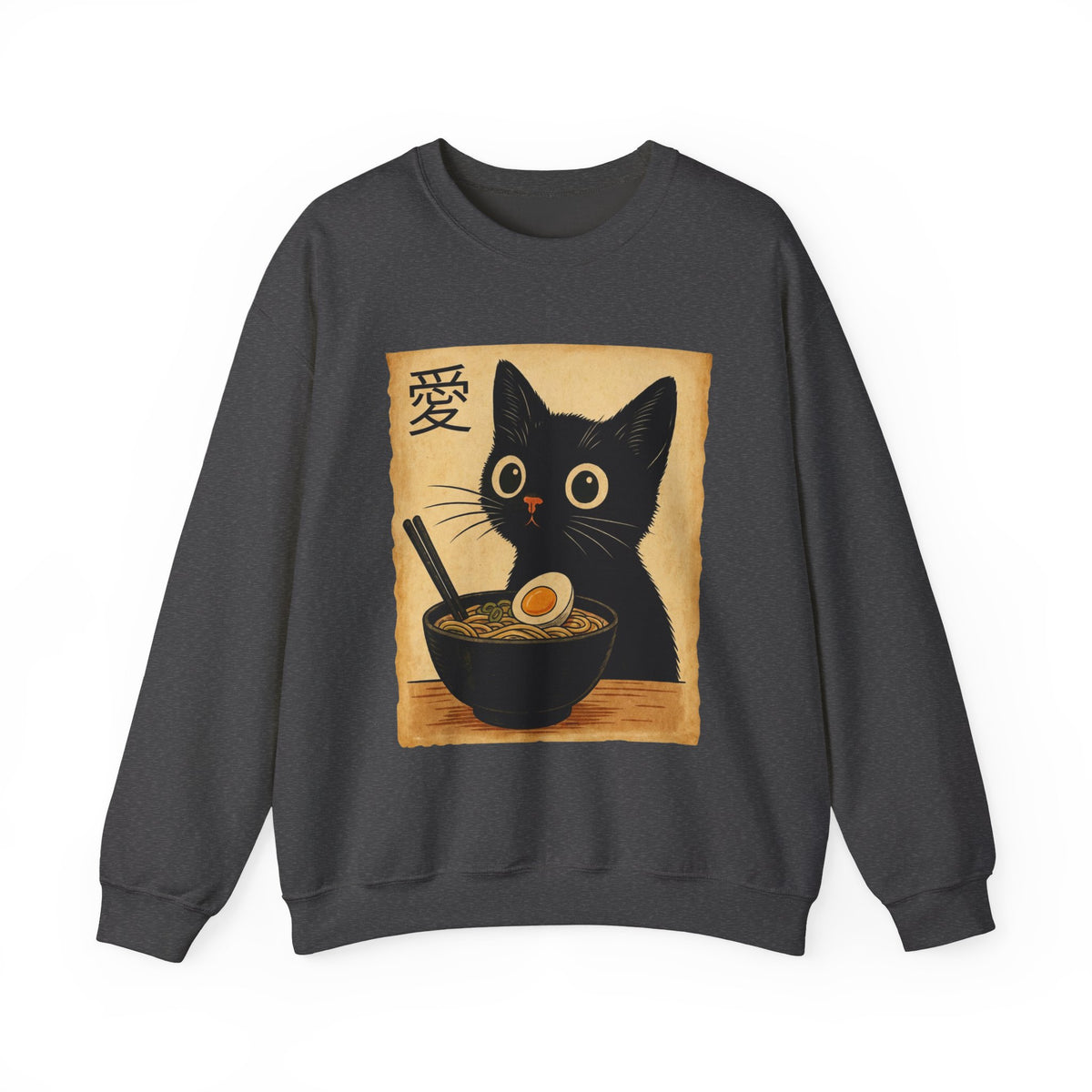 Ramen Cat Shirt, Cute Noodle Cat Sweatshirt, Kawaii Japanese Anime Cat Shirt, Anime Cat T-Shirt, Japanese Tee, Ramen Lover, Cat Lover Gift
