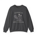 Funny Chicken Sweatshirt, Fluent in Fowl Language ,Gift for Chicken, Lover Farmer, Crazy Chicken Lady, Country Girl,Chicken Lover Sweatshirt