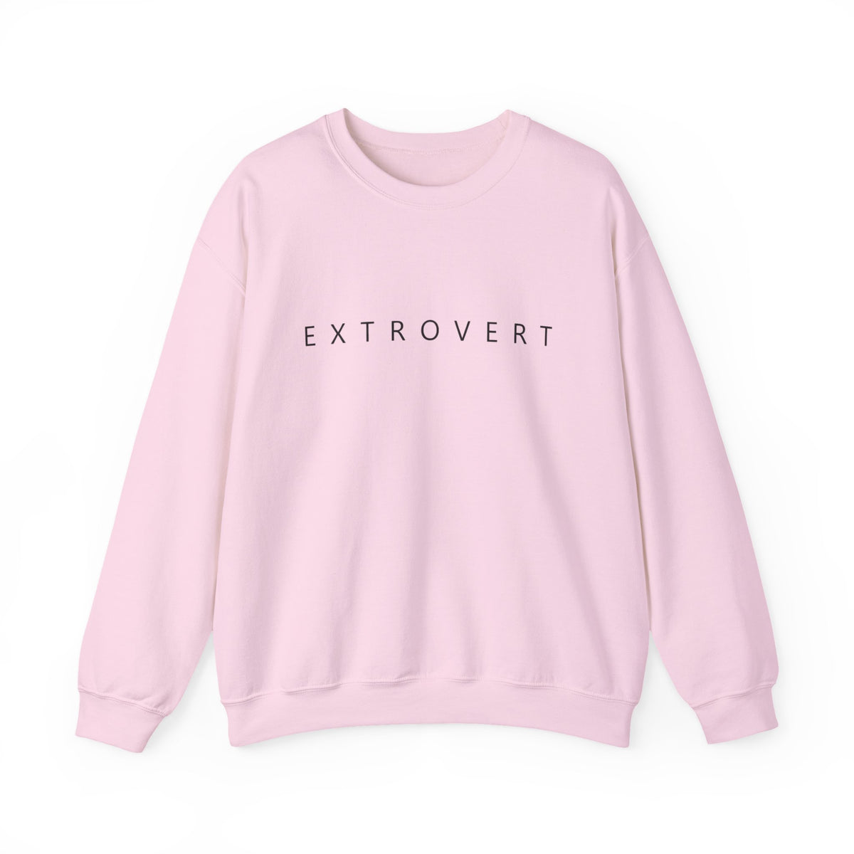 Extrovert Sweatshirt: Minimalist Quote Crewneck