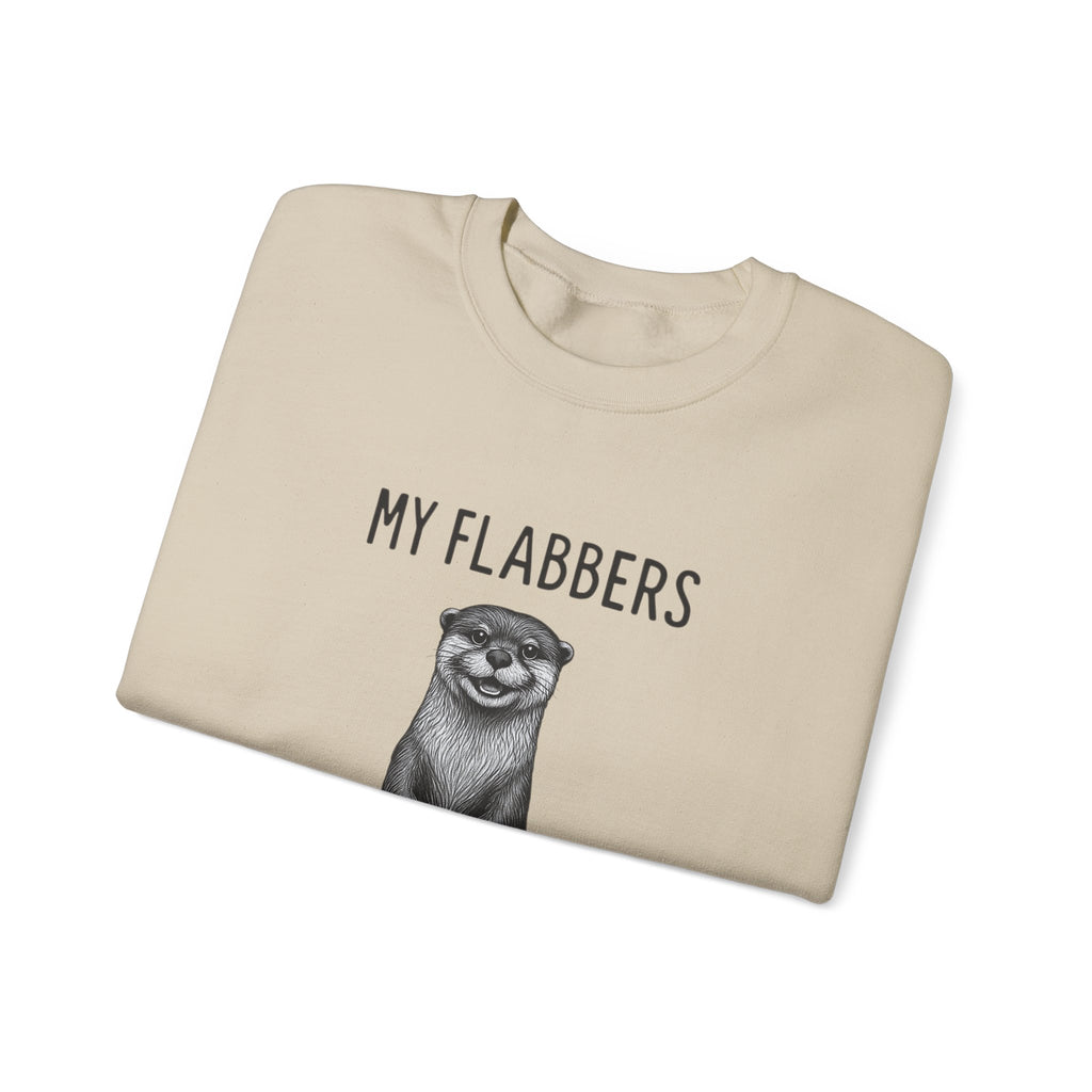 Funny Otter Sweatshirt: Flabbergasted Animal Lover Crewneck