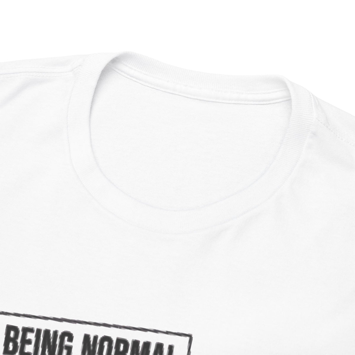 Funny T-shirt for women with saying - print Normal is Boring - oversized top large sizes summer tunic lettering blue/black/grey