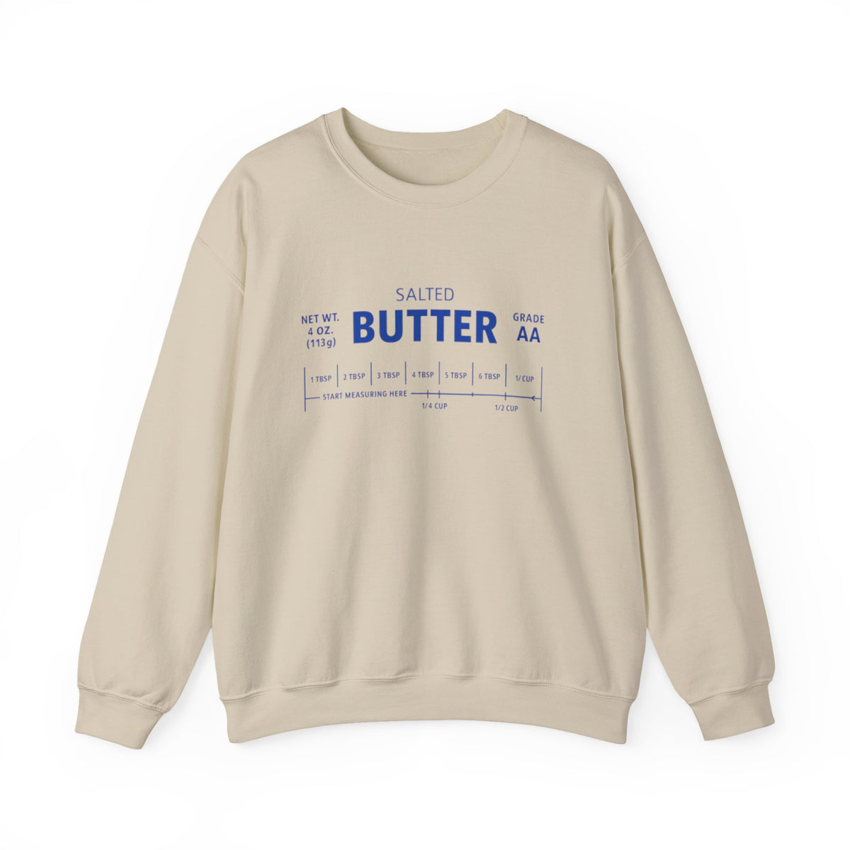 Salted Butter Sweatshirt, Comfort Colors® Stick Of Butter Sweater, Funny Baker Gift, Baking Shirt, Foodie Chef Shirt, Butter Lover Gift