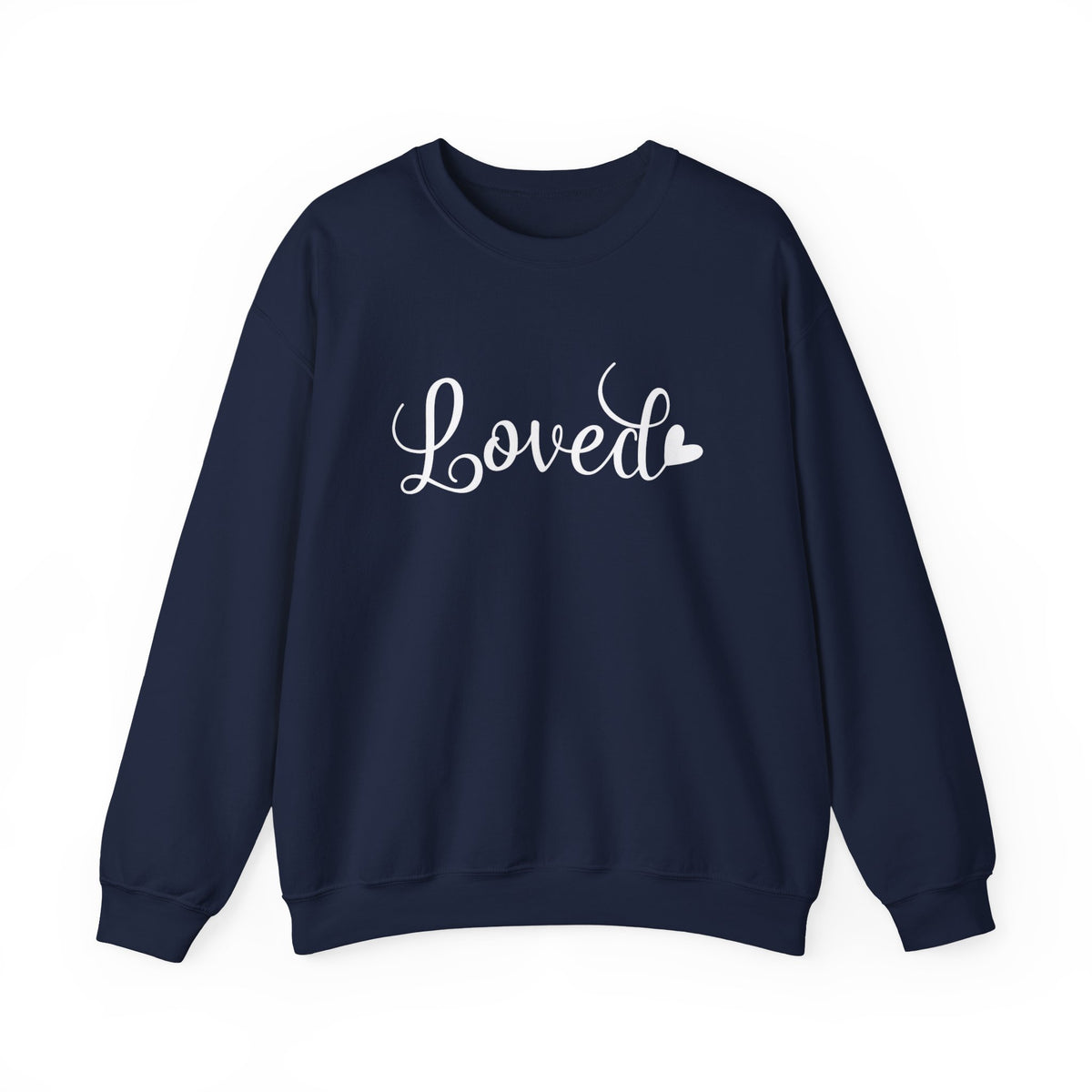 Loved Sweatshirt, Valentines Day Gift, Love Gift, Aesthetic Sweatshirt, Women Sweatshirt, Valentine Sweatshirt, Heart Sweatshirt