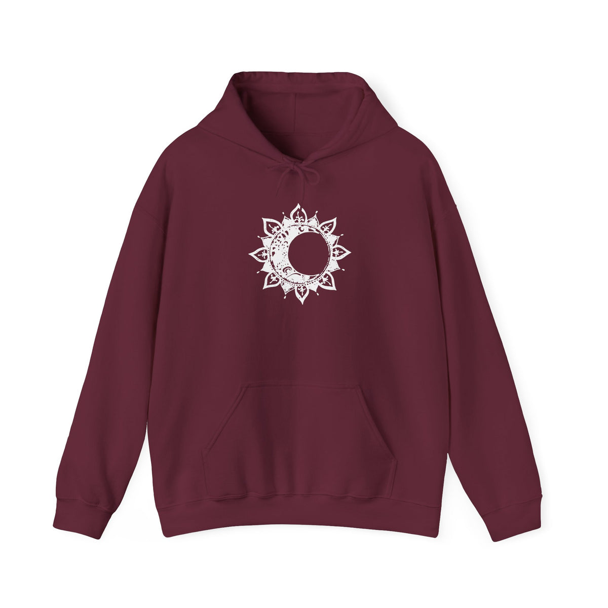 Mandala Sweatshirt, Sun And Moon Sweatshirt, Moon Sweatshirt, Boho Moon Hoodie, Meditation Hoodie, Bohemian Sweatshirt, Spiritual Sweatshirt