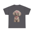Chic Poodle Mom T-Shirt  Elegant Dog Lover Fashion