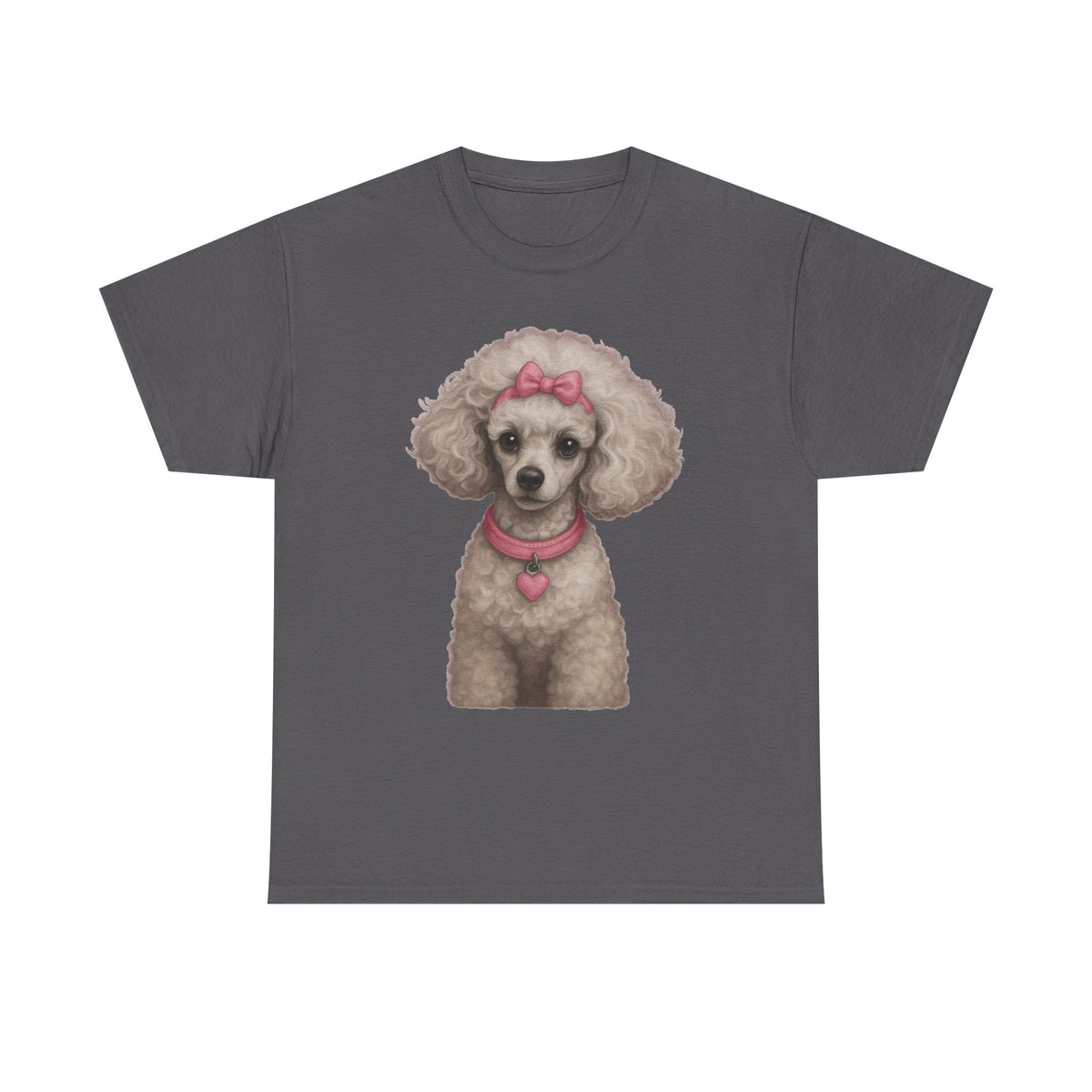 Chic Poodle Mom T-Shirt  Elegant Dog Lover Fashion