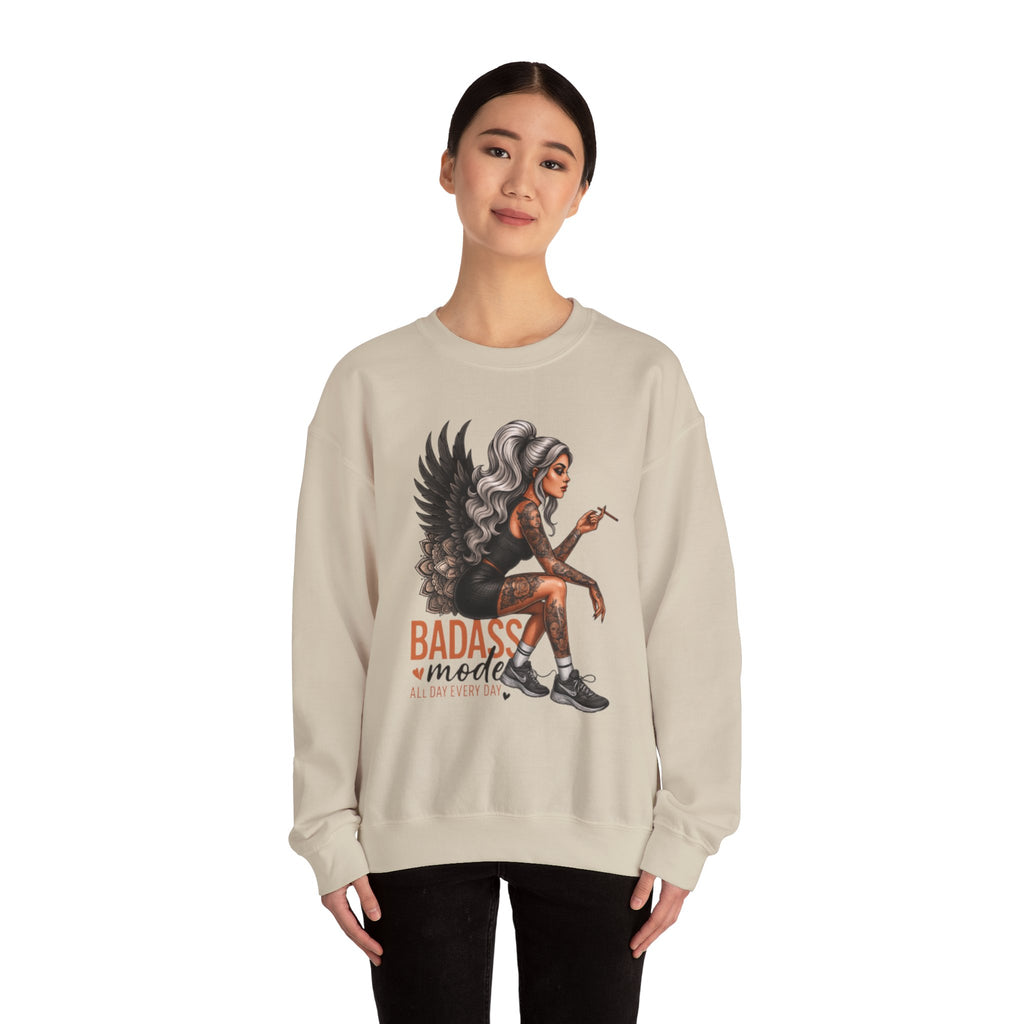Badass Mode PNG, Funny Png, Sarcastic Png, Sarcasm Png, Sassy Png, Tattoo Woman, Funny Adult, Snarky, Sublimation Designs, Digital Download