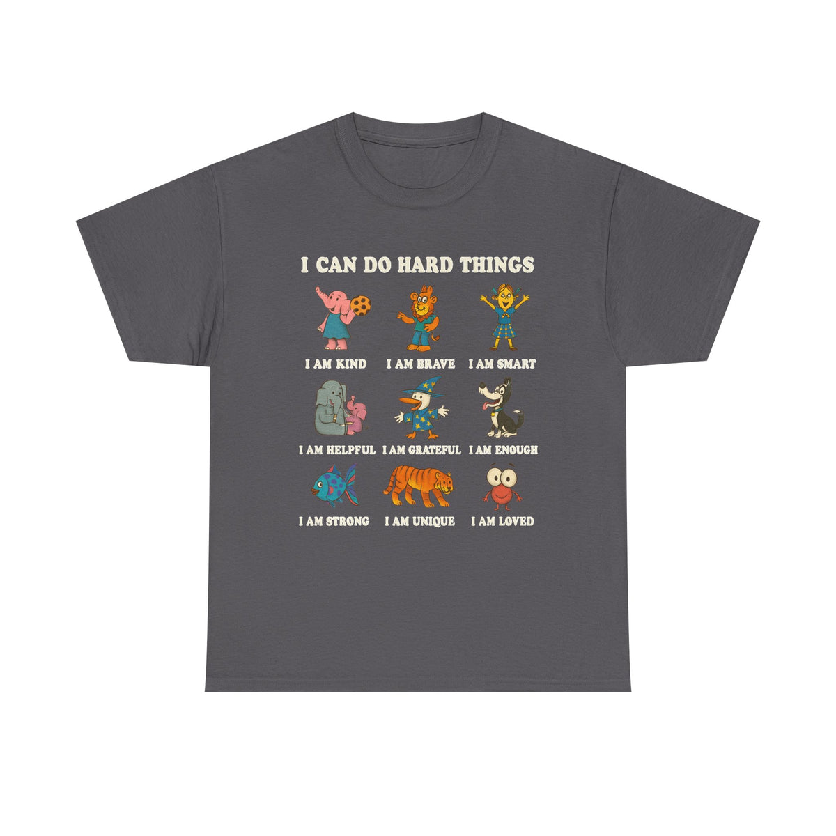 I Can Do Hard Things Shirt, Children's Book Characters Tee, Believe In Yourself Sweater, Back To School Sweatshirt