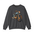 Retro Motorcycle Lover Biker Dad Sweatshirt - Vintage Motorbike Art Shirt, Classic Christmas Gift
