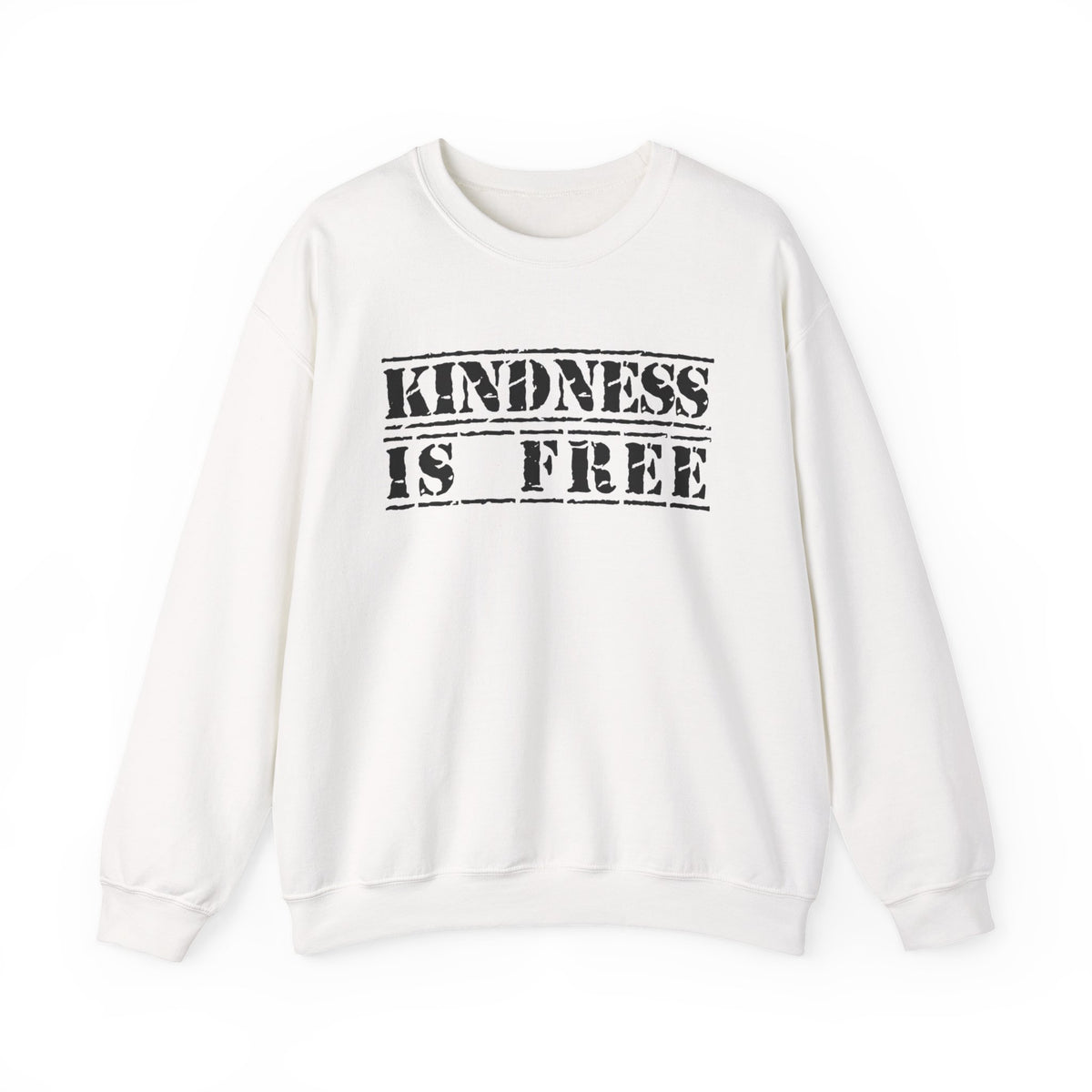 Kindness Is Free Sweatshirt, Trendy Graphic Sweater