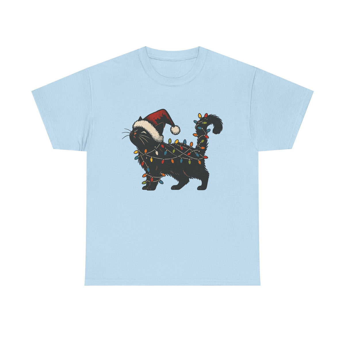 Cute Cat Christmas Shirt, Cat Mom Christmas Gift, Women's Holiday Shirt, Funny Christmas Cat Shirt, Cat Lover Christmas Gift