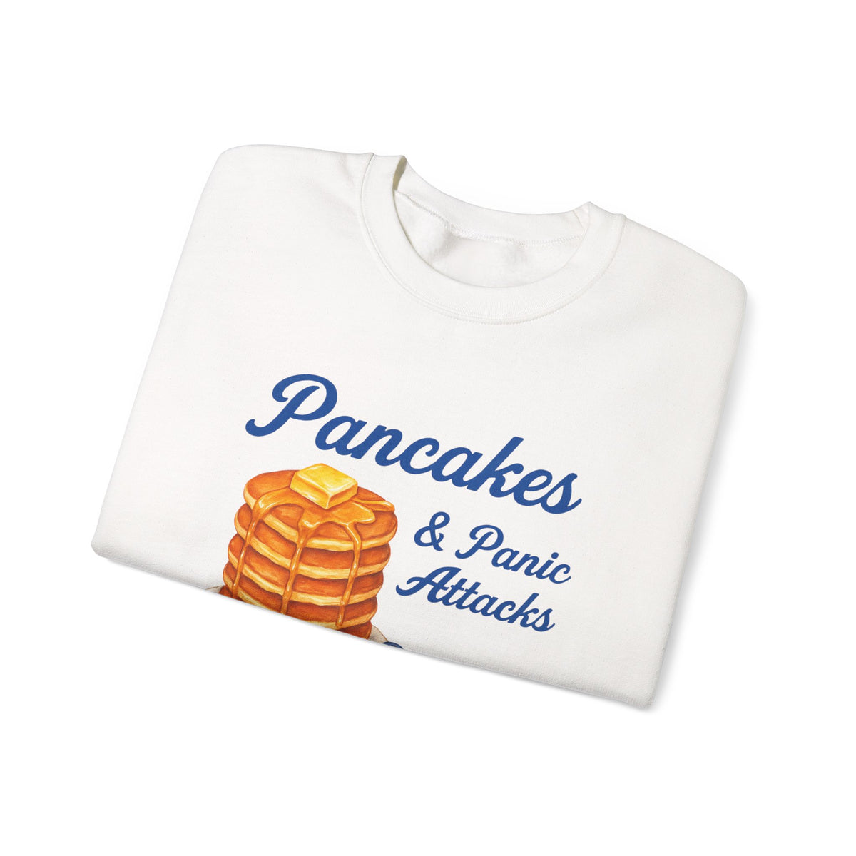 Pancakes and Panic Attacks Sweatshirt, Pancakes and Pajamas Shirt, Funny Breakfast Hoodie, Blueberry Pancake Tee, Buy One Get One Shirt