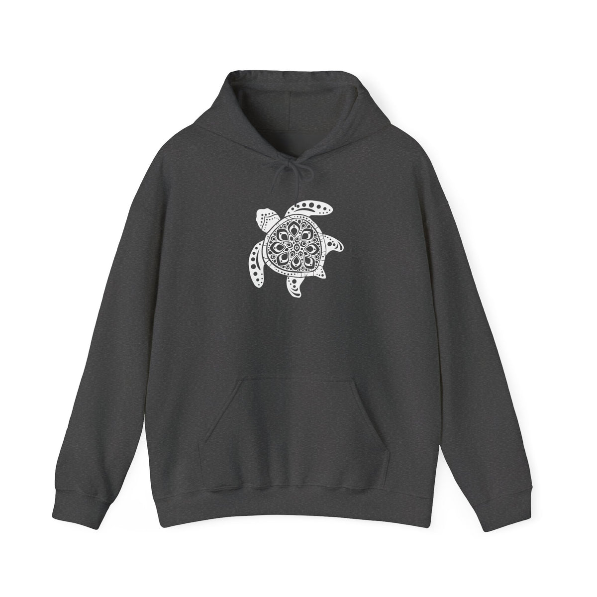 Zen Sea Turtle Mandala Hoodie, Turtle Mandala Sweatshirt, Sea Turtle Tee, Beach Shirt, Back Design Shirt, Ocean Lover Shirt, Save the Planet