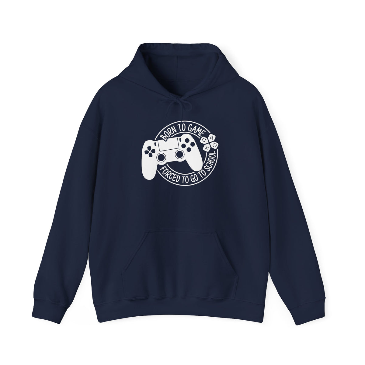Funny Gamer Hoodie, Born to Game, School Sweatshirt
