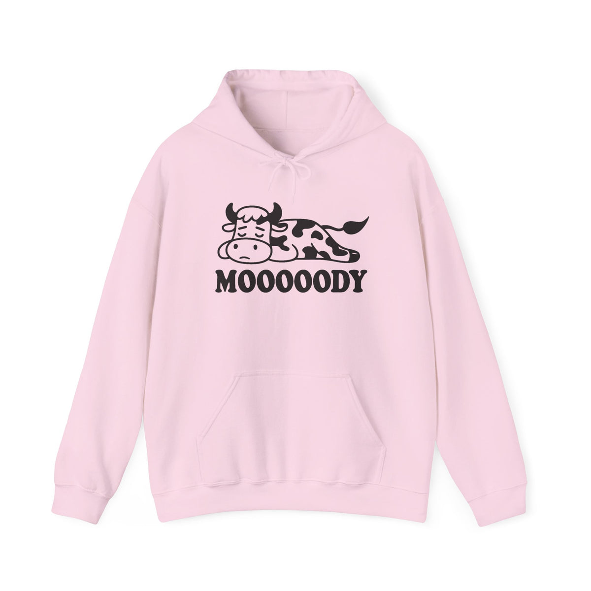 Mooooody Cow Hoodie - Funny Unisex Sweatshirt