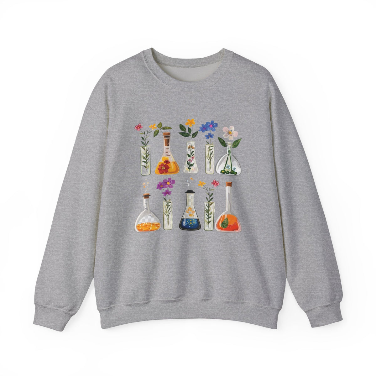 Floral Chemistry Teacher Shirt, Back to School Shirt, Flower Science Tee, Teacher Appreciation Sweatshirt, Gift for Her, School Teacher Gift